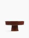 Serax Red La Mère Stand Stoneware Deep Plate 25cm In Red
