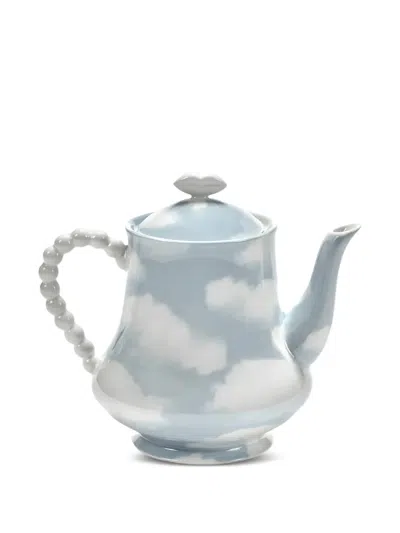 Serax Rêves De Rêves Les Objets Mouleversants 云朵印花茶壶 In Blue
