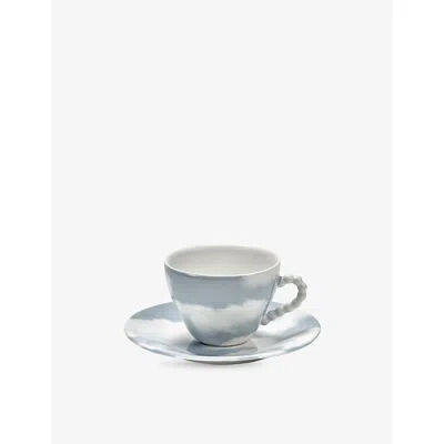 Serax Rêves De Rêves Porcelain Cup And Saucer Blue