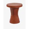 Serax Rust Marie Michielssen Stoneware Side Table Stool 40cm In Brown