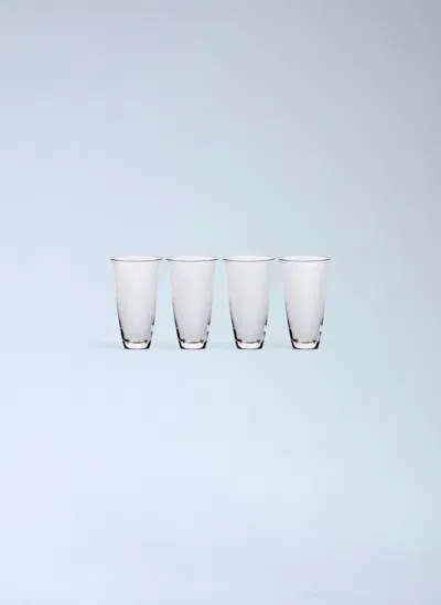 Serax Set Of Four Frances' Glasses In Clear