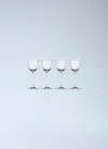 Serax Set Of Four Grace Red Wine Glasses In Clear