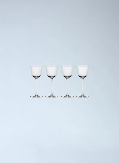 Serax Set Of Four Grace Red Wine Glasses In Clear