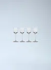 Serax Set Of Four Grace Wine Glasses In Clear