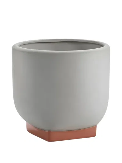 Serax Square-base Flower Pot In Gray
