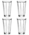 Serax Surface Long Drink Glasses, Set Of 4 In Transparent
