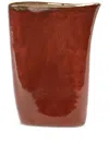Serax Terres De Rêves Glazed-finish Vase (33cm) In Red