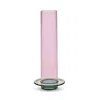 Serax Medium Glass Tower Vase In Pink