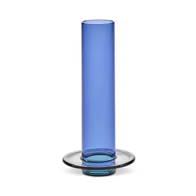 Serax Vase S Glass Towers In Blue