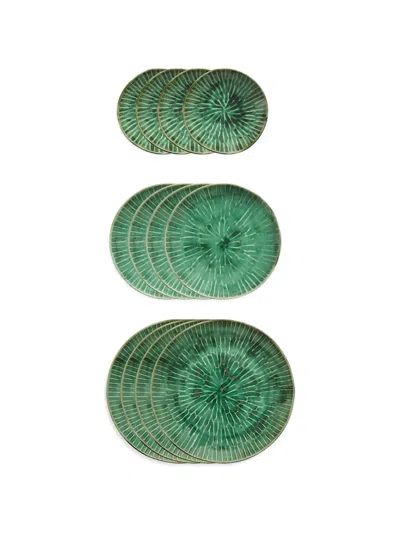 Serax Verde Lanza Dinnerware (four-person Setting) In Green