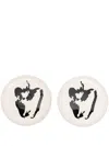 Serax White Ceramic Feast Pepper Plates In Neutrals