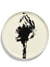 Serax White Feast Abstract Print Serving Plate In White