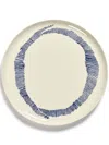 Serax White Feast Swirl Stripe Serving Plate In White