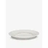 Serax White Kelly Wearstler Dune Porcelain Saucer Set Of Two In White