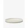 Serax White Kelly Wearstler Dune Small Porcelain Plate Set Of Two In White