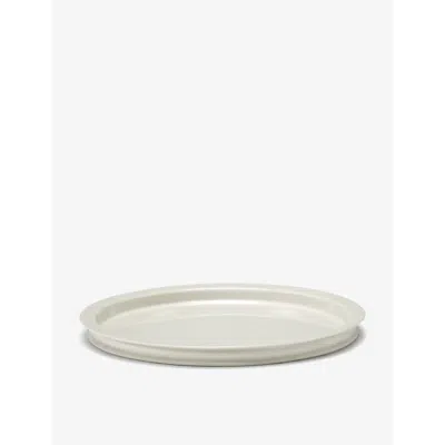 Serax White Kelly Wearstler Dune Small Porcelain Plate Set Of Two