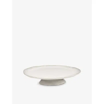 Serax La Mère By Marie Michielssen Stoneware Cake Stand White In Neutral