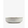 Serax White La Mère Irregular Medium Stoneware Bowl 16.5cm In White