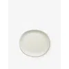 Serax White Out Of Lines Stoneware Breakfast Plate 18cm In White