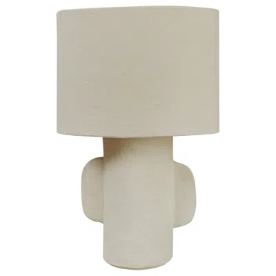 Pre-owned Serax White Papier Maché Ovalshaped Table Lamp