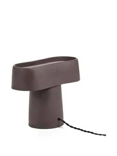 Serax X Alex Gabriëls Romé Oval-shade Table Lamp In Gray