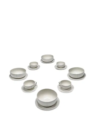 Serax X Kelly Wearstler Breakfast Set (for Four People) In White