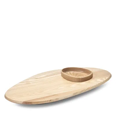 Serax X Kelly Wearstler Dune Tray With Bowl, Medium In Light Beige