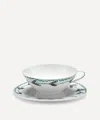 Serax X Marni Blossom Milk Midnight Flowers Teacup And Saucer
