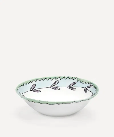 Serax X Marni Fiore Rosa Midnight Flowers Small Low Bowl