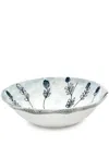 Serax X Marni Midnight Flowers Bowls (set Of 2) In White