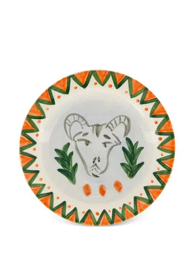 Serax X Shurleey The Lovers Dinner Plates Set (set Of Two) In Green