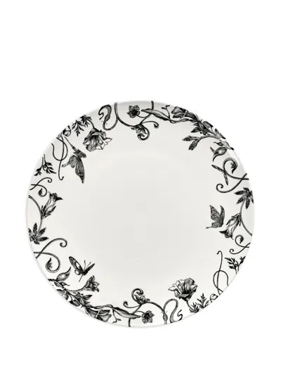 Serax X Tomorrowland Floral-print Plate (set Of Four) In White