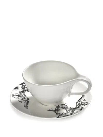 Serax X Tomorrowland フローラル ティーカップ セット In White