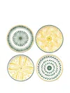 Serax X Waww La Table Bazaar Geometric-pattern Dinner Plates In Multi