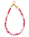 Seree Beaded Bag Charm In Pink