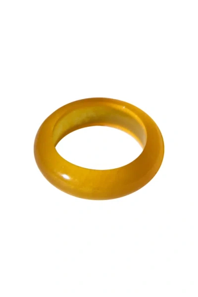 Seree Carrie Yellow Jade Ring