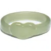 Seree Heart Jade Ring In Light Green