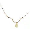 Seree Women's Isla Green Jade & Freshwater Pearl Necklace In Light Green