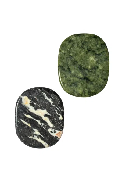 Seree Jade Stone Coaster Green