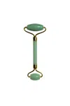 Seree Jade Stone Face Roller Green In Green