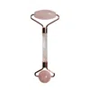 Seree Jade Stone Face Roller Pink In Pink