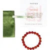 Seree Manifest Collection Confidence Red Crystal Beaded Bracelet