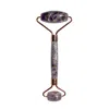 Seree Pink / Purple Jade Stone Face Roller Purple In Multi