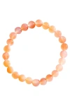 SEREE SEREE ROSALIE BEADED JADE STONE BRACELET