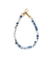 Seree Beaded Bag Charm In White
