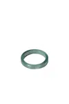 Seree Women's Blue Gale Cyan Square Jade Ring