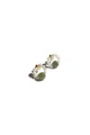 Seree Women's Green Isa Beaded Pearl Jade Hoop Earrings In Green
