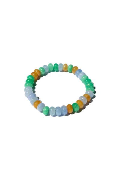 Seree Women's Lavender Field Beaded Jade Bracelet