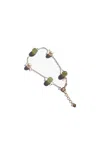 Seree Women's Olivia Jade Pearl Bracelet In Gray/yellow