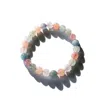 Seree Women's Pink / Purple Billie Beaded Jade Stone Bracelet - Multicolour, Pink & Purple In Pink/purple